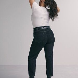 A&F Women's Black Wash Ripped Jeans